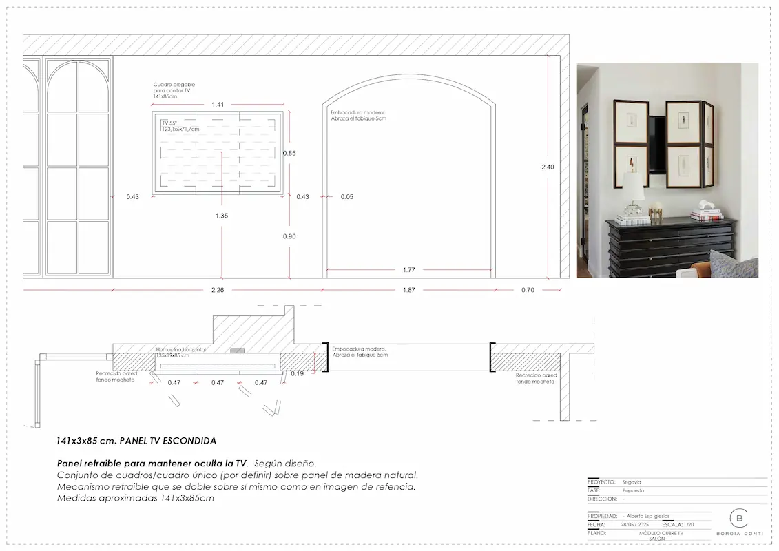 boceto plano