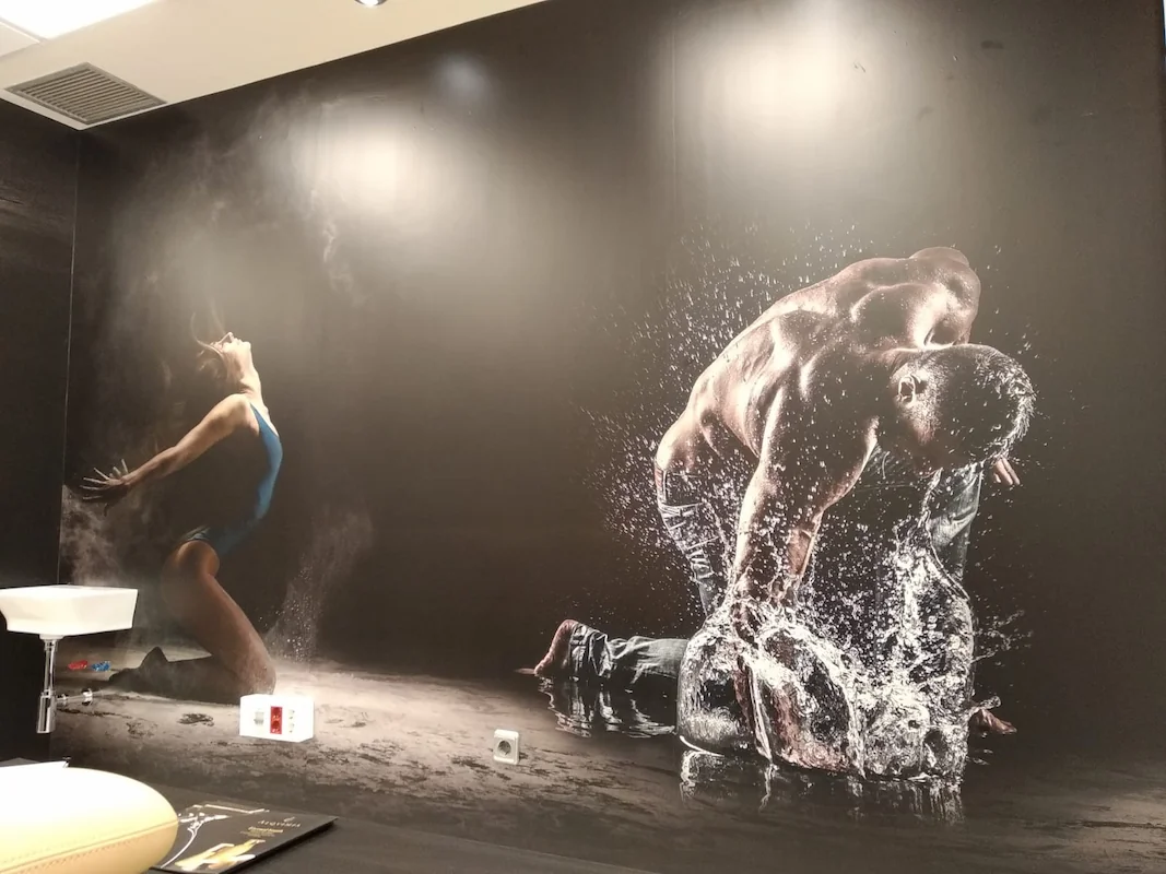 impresion en pared